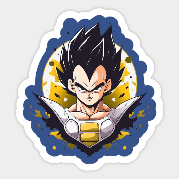 vegeta Sticker by pokermoment